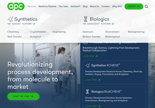 Web Design Package Example: APC & VLE