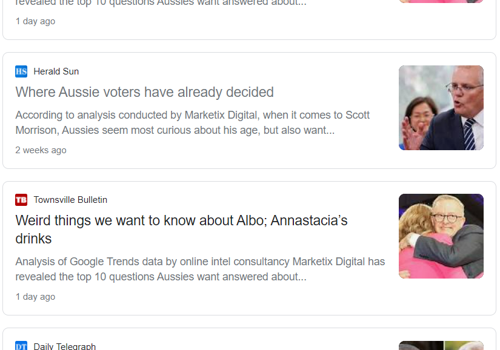 Pay Per Click Package Example: Press Release Links