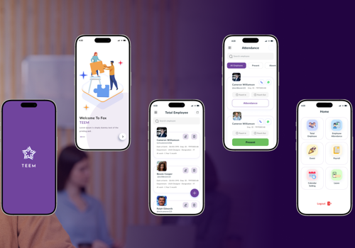 Mobile App Development Package Example: Employ Management iOS App