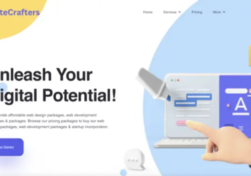 Web Development Package Example: Website - ByteCrafters