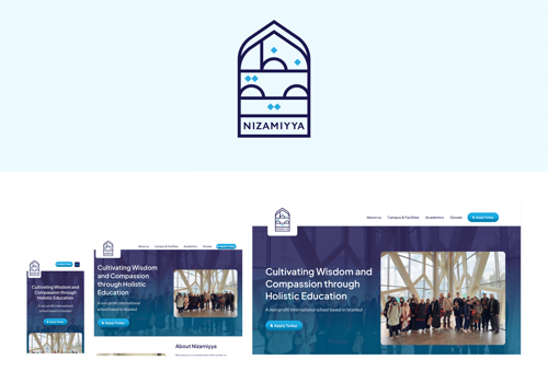 Web Design Package Example: Nizamiyya Website Redesign