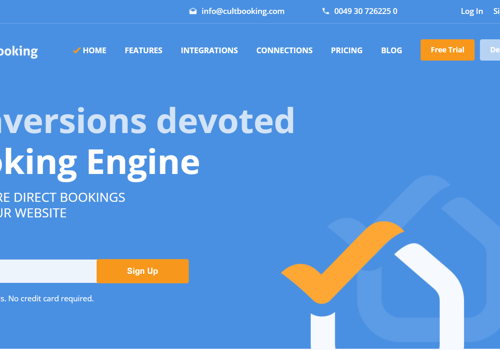 Custom Software Development Package Example: CultBooking