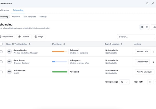 UX/UI Design Package Example: HRMS - Employee Onboarding