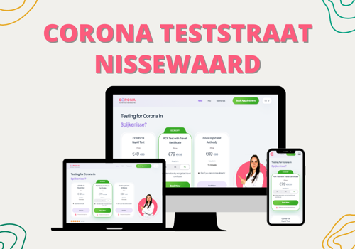 Web Development Package Example: Corona Teststraat Nissewaard