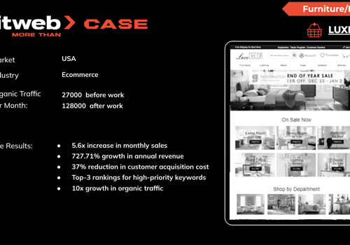 Digital Strategy Package Example: Driving Explosive Growth for LuxeDecor