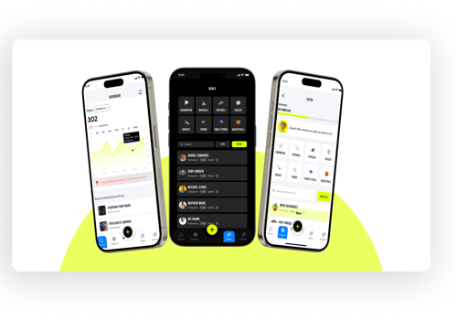 Mobile App Development Package Example: JABA : AI Powered Assistant for Athletes and Brand