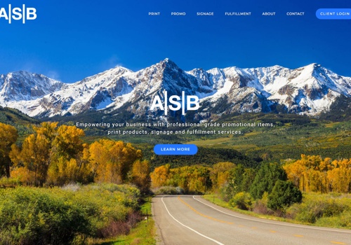 Web Design Package Example: ASB