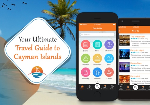 Web Design Package Example: CayGuide - Tour & Travel app for Cayman Island