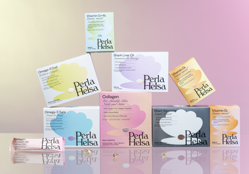 Branding Package Example: Dietary Supplement brand Perla Helsa