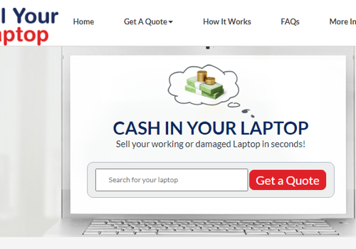 Web Development Package Example: Sell Your Laptop