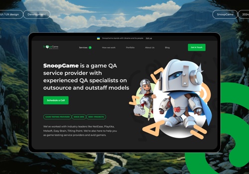 AI Development Package Example: AI site redesign for a game testing company