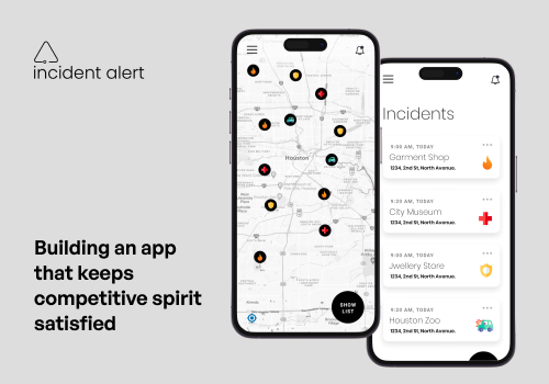 Mobile App Development Package Example: Incident Alert