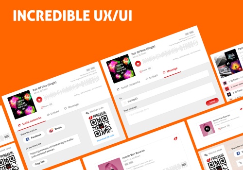 Mobile App Development Package Example: PYRO Music. Design