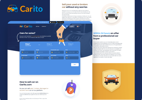Web Development Package Example: Custom Auction Platform, CRM & Mobile Apps: Carito