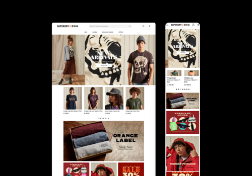 E-Commerce Development Package Example: Superdry Thailand