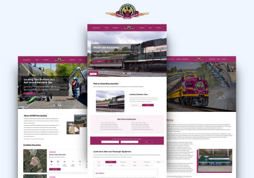 Web Design Package Example: Aberdeen Carolina & Western Railway Company (ACWR)