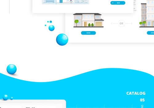 Web Design Package Example: Online store for producement company