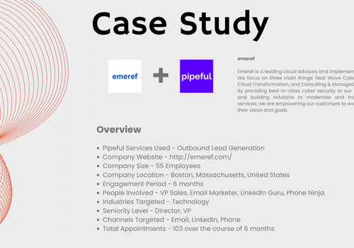 Email Marketing Package Example: Case Study - Emeref
