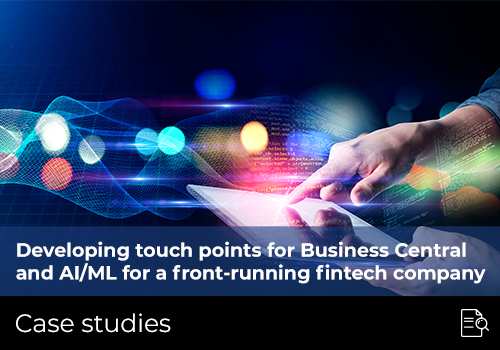 Custom Software Development Package Example: Developing touch points for BС & AI/ML