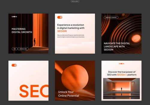 Branding Package Example: Branding & Web design for the marketing company