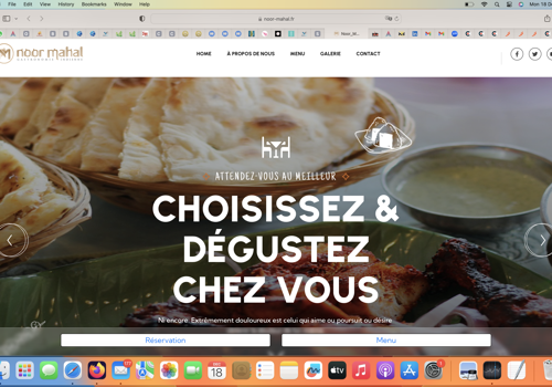 Web Development Package Example: Restaurant