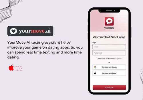 Mobile App Development Package Example: Yourmove.Ai (Dating App Texting Assistants)