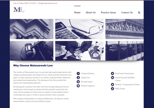 Search Engine Optimization Package Example: Lawyer SEO in CT