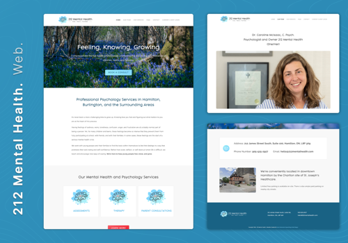 Web Design Package Example: 212 Mental Health - Psychology Services