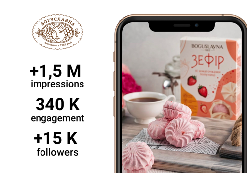 Social Media Marketing Package Example: Boguslavna social media promotion