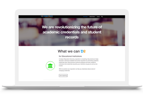 Custom Software Development Package Example: Documentorum – Blockchain For Credentials