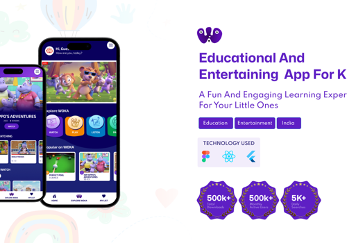 Mobile App Development Package Example: Educational and Entertaining App for Kids