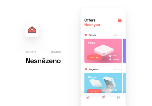 Mobile App Development Package Example: Nesnězeno by MUNCH