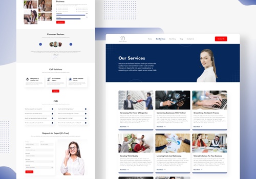 Web Design Package Example: Web design for Business Solution Firm