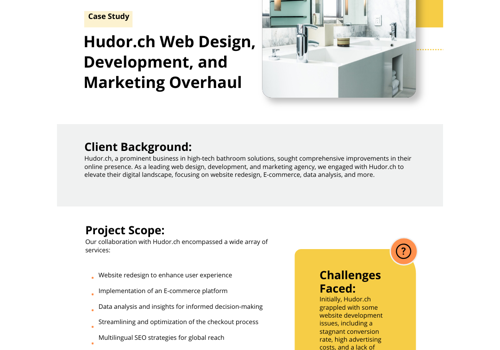 Web Design Package Example: Hudor.ch Web Design, Devel, and Marketing Overhaul