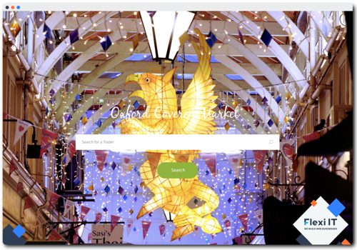 Web Development Package Example: Oxford Market - Marketplace for the Oxford Market