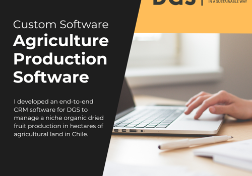 Custom Software Development Package Example: Agriculture Production Custom CRM Software