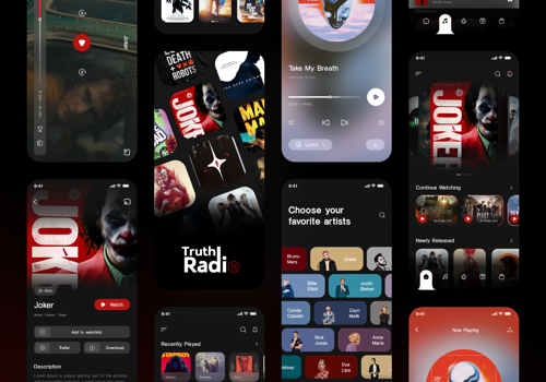 Mobile App Development Package Example: Music & Podcast Streaming Platform