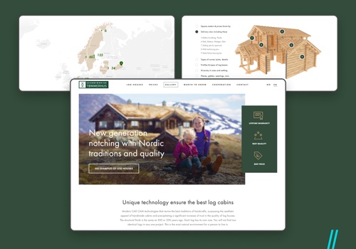 Web Design Package Example: Skandinavisk - Website development and maintenance