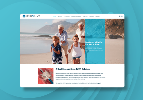 Web Development Package Example: Web Development for a MedTech Startup