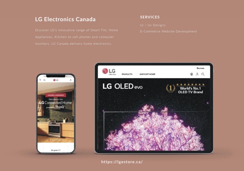 E-Commerce Development Package Example: LG Electronics Canada