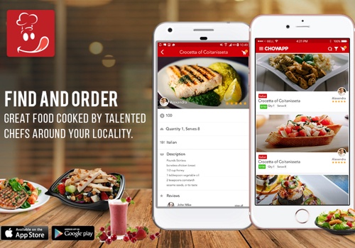 Mobile App Development Package Example: Food Ordering Application for Chefs and Foodies
