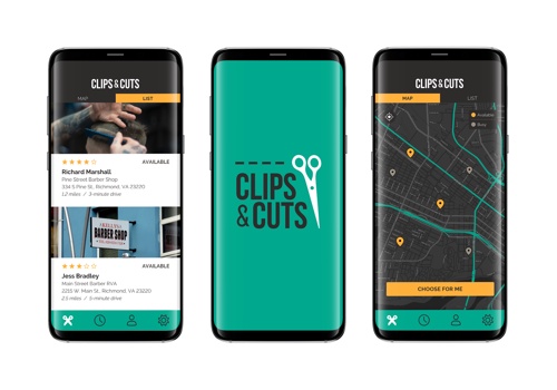 Mobile App Development Package Example: Clips and Cuts Mobile App Development