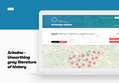 Web Development Package Example: Ariadne - Unearthing grey literature of history
