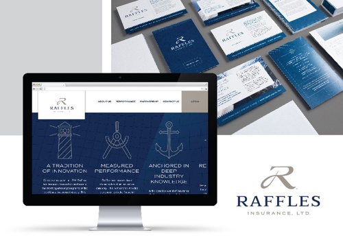 Branding Package Example: Raffles Brand Refresh