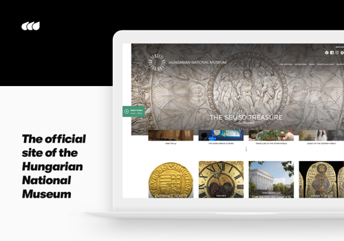 Web Development Package Example: The official site of the Hungarian National Museum