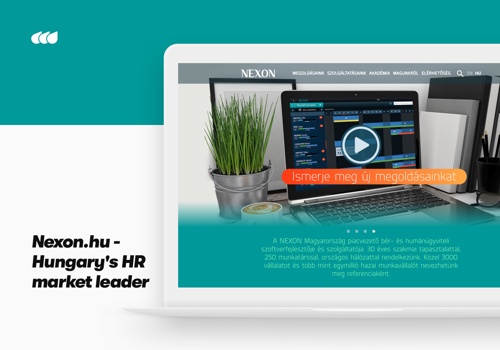 Web Development Package Example: Nexon.hu - Hungary's HR market leader