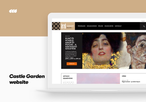 Web Development Package Example: Castle Garden website