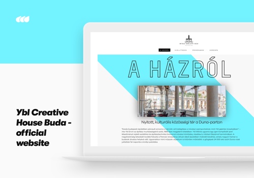 Web Development Package Example: Ybl Creative House Buda - official website