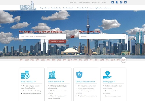 Web Development Package Example: Condo Essentials