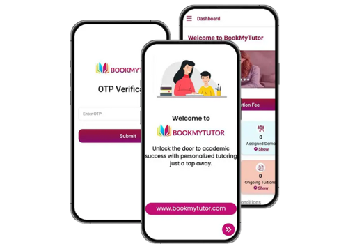 Mobile App Development Package Example: Education App: Book My Tutor